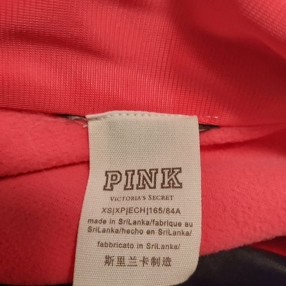 Pink Victoria secret XS love pink jacket black and pink - Picture 3 of 11